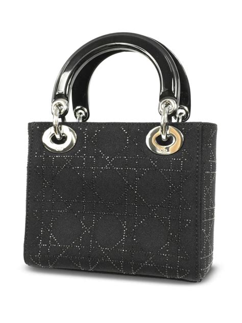 borsa mini lady dior tessuto|borse pre owned lady dior.